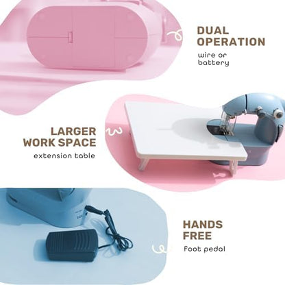 CraftBud Mini Sewing Machine for Beginners, Adults and Kids Sewing Machine - Image 3
