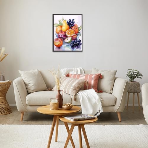 RICUVED Fruit Paint by Numbers for Adults, Grapes Paint by Numbers Kit for Adults Beginners, DIY Acrylic Oil Painting on Canvas Easy for Gift Home Wall Decor 16x20 Inch - Image 3