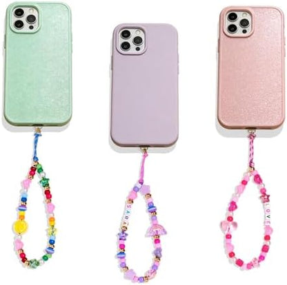 MINIMISSMIANYC DIY Keychain Making Kit for Women，Acrylic Heart Star Flower Letter Alphabet Baseball Pony Beads Phone Bag Charm Bead Kit Art Carft Jewelry Making Kit - Image 4