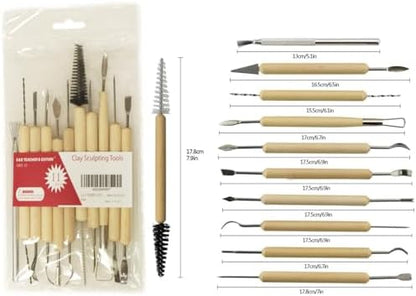 S & E TEACHER'S EDITION 11 Pcs Pottery & Clay Sculpting Tools - Image 4