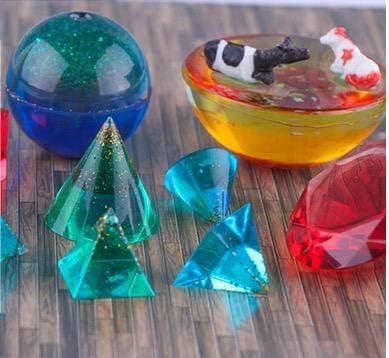 Set of 8x30ml UV Color Resin Multi-Colored High Transparency 8 Cute Colors No Mixing Non-Toxic Easy & Fast Usage for DIY Resin Crafts & Jewelry Making & Holiday Gifts - Image 6