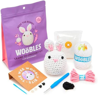 The Woobles Crochet Kit for Beginners (JoJo the Bunny) by TheWoobles