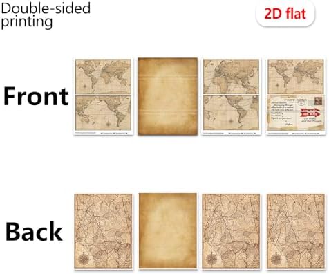 Accordion Folio Mini Project,Folio Booklet Craft Kit, Junk Journal Kit, Scrapbooking Supplies, Journaling Decor, Mini Folio Writer Folder Project, Arts & Crafts Gifts, Handmade Decor Accessories - Image 3