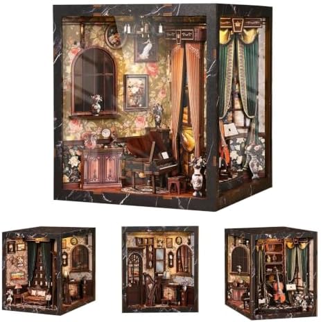 Book Nook for Adults - Four Sides Uniquely Styled Miniature House Kit by Unknown