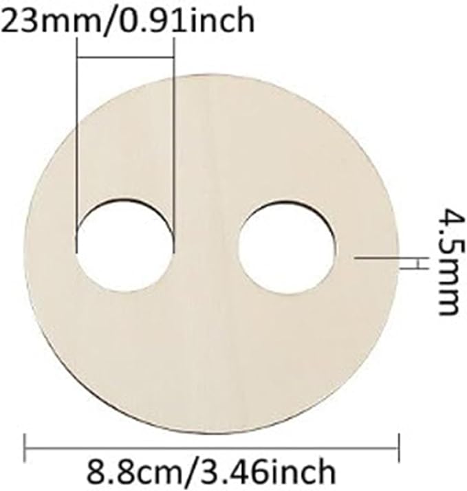 5X Wooden Wick Centering Tool Practical Round Easy Use Manual Tool Candle Wick Stabilizer for Candle DIY Making Home Use, B