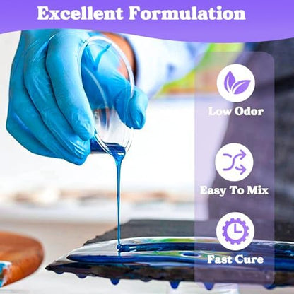 LET'S RESIN 1/2 Gallon Epoxy Resin,Crystal Clear Resin Epoxy Kit for Crafts - Image 5