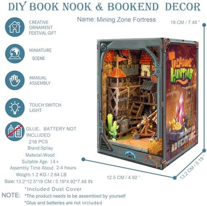 Spilay Book Nook Kit for Adults, Mysterious DIY Miniature House Kit - Image 4