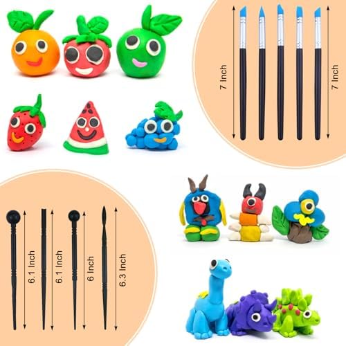 43 PCS Clay Tool,Clay Sculpting Tools Kit with Storage Bag - Image 3