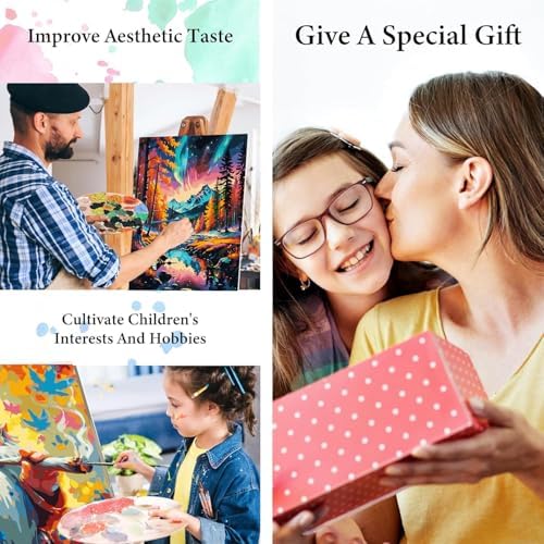 Meothan Paint by Numbers Kit for Adults Beginner 16X16 inch (Without Frame) - Image 7