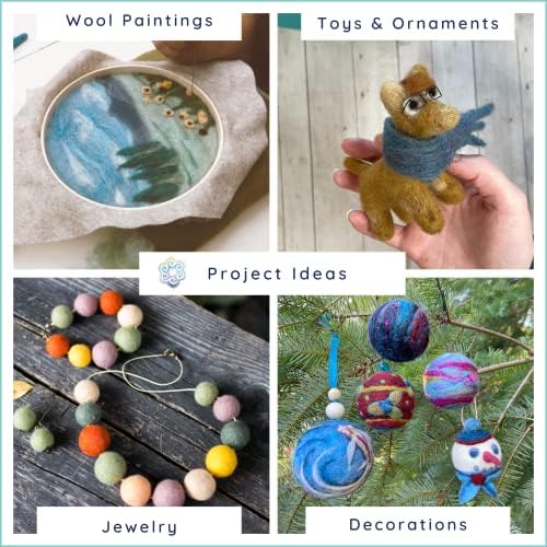 Living Dreams Yarn Needle Felting Premium Starter Kit, Animal Colors - Image 4