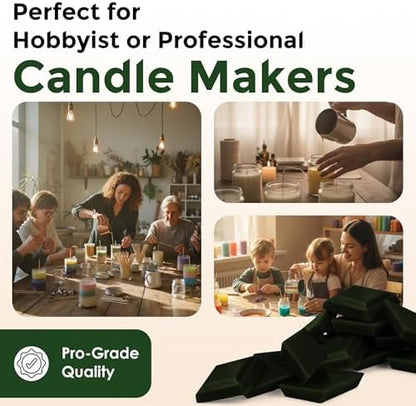 Christmas Green Candle Dye Chips, Soy & Paraffin Candle Making, 50 Pack - Image 7