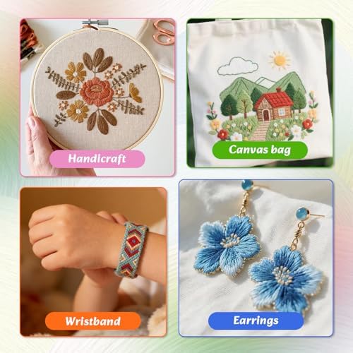 LOVIMAG Embroidery Thread 180pcs Friendship Bracelet String Floss Kit Yarn - Image 6