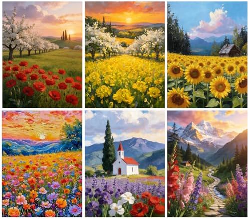 DOTSOPS 5D Landscape Diamond Painting Kits for Adults Diamond Art Kits by DOTSOPS