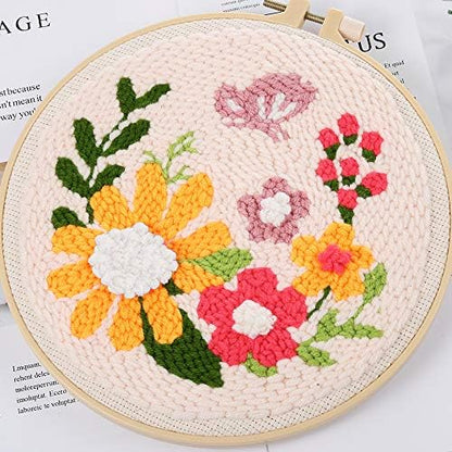 Pllieay Punch Needle Embroidery Starter Kits for Kids and Adults Beginners - Image 6