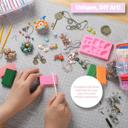 Aestd-ST Polymer Clay Kit 85 Colors, Oven Bake Modeling Clay for Kids - Image 4
