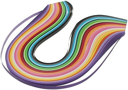 ODETOJOY Quilling Paper Strips 3mm 26 Colors 260 Strips Set DIY Origami Paper Quilling Length 39cm - Image 2
