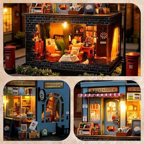DIY Miniature House Kit, Mini House Building kit for Adults, Detective Agency - Image 5
