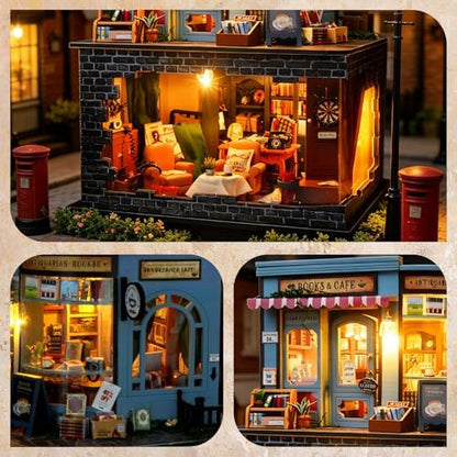 DIY Miniature House Kit, Mini House Building kit for Adults, Detective Agency - Image 5