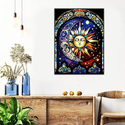 Meothan Framed Paint by Numbers Kits for Adults 12x16in with Wooden Easel - Image 6