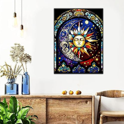 Meothan Framed Paint by Numbers Kits for Adults 12x16in with Wooden Easel - Image 6