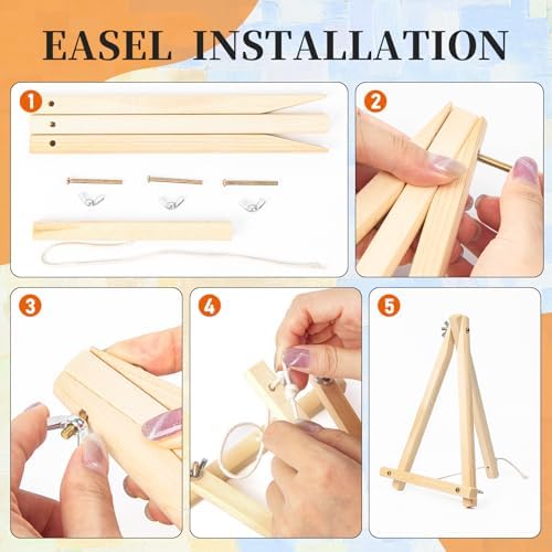Okarina 4 Pack Paint by Numbers Kit for Adults with Frame, Retro Cocktail - Image 7