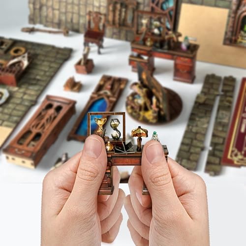Book Nook Kit DIY Miniature House 3D Wooden Puzzle - Magic Studio - Image 3