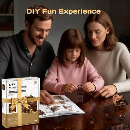 Book Nooks for Adults, DIY Miniature Dollhouse BookNook Kit-Dream Booktore - Image 6