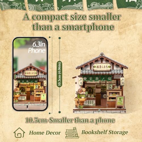 CUTEBEE 3D Wooden Puzzle Miniature House Kit for Adults, DIY Craft Gift - Image 3