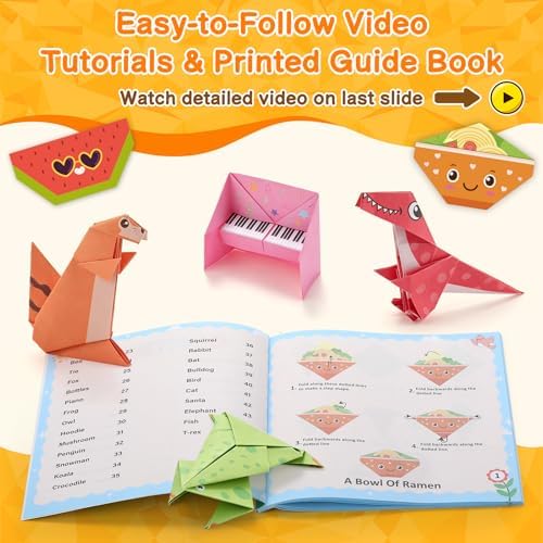 Sawnfay Origami Kit for Kids Ages 5-8 8-12 - Image 3