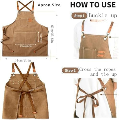 38-Piece Kids Real Tool Set with Tool Bag & Woodworker Apron, Hand Saw, Children Construction Tools for Ages 6+, Boys & Girls Birthday Gift for DIY Building and Woodworking - Image 4