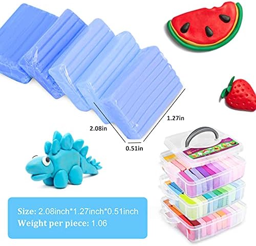 Cyajm 72 Colors Polymer Clay Kit, DIY Jewelry Crafts Gifts for Beginners - Image 5