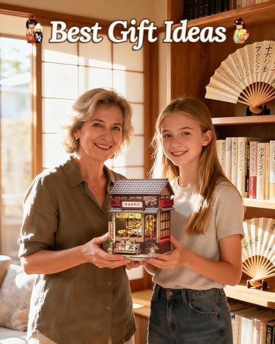 Japan Book Nook, DIYMiniature House Kit, Japanese Fan Shop Booknook - Image 7