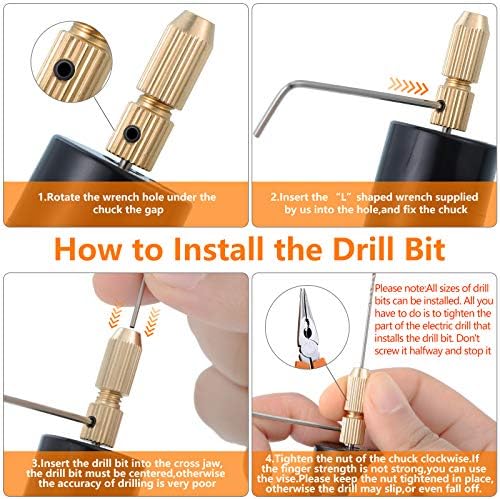 Honoson 110 Pcs Electric Resin Drill Hand Drill Tool for Resin Casting Mold - Image 6