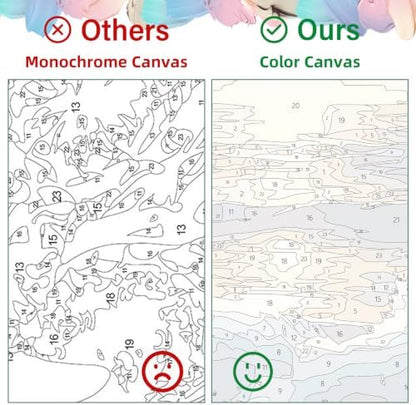 Paint by Numbers Kit for Adults Book Paint by Numbers for Adults Beginner - Image 5
