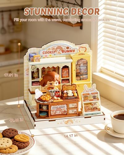 Rolife DIY Miniature House Kit for Adults, Mini Wooden Dollhouse Kit, Tiny House Diorama Building Kits-Birthday Christmas Craft Hobbies Gift for Teens Kids - Image 6