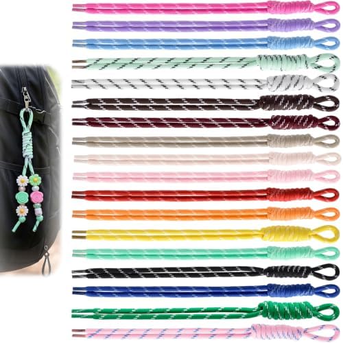 Paracord Rope Keychain, Paracord Keychain, Braided Cord Rope Bag Charm Key Chain Lanyard for Purse Backpack Handbag by Unknown