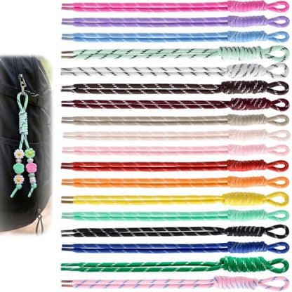Paracord Rope Keychain, Paracord Keychain, Braided Cord Rope Bag Charm Key Chain Lanyard for Purse Backpack Handbag by Unknown