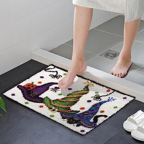 ZFFLYH Latch Hook Kits, Latch Hook Rug Kit for Adults Beginner Halloween Hat Latch Hook Kits with Printed Canvas 52X38cm/20.5 Inch X15 Inch - Image 4