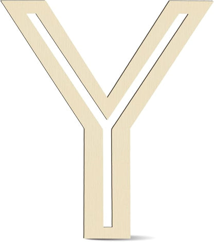 Large Wooden Letters 14 inch for Wall Decor Crafts Big Wood Letter Y 1/5 Inch Thick Unfinished Alphabet Cutouts Paintable Letters for DIY Wreath Home Party Wedding Baby Nursery Decorations (Y)