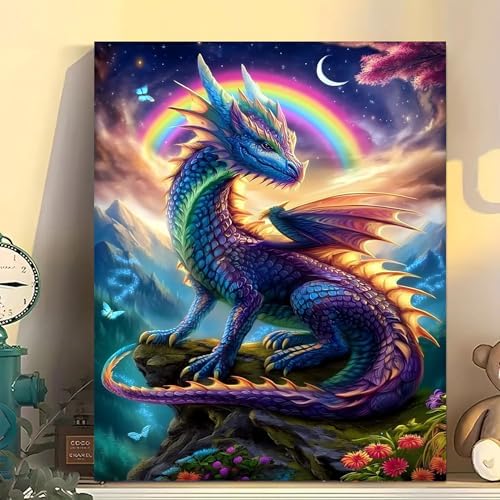 Arttoplus Dragon Paint by Numbers Kit for Adults Beginner 16x20 inch - Image 3