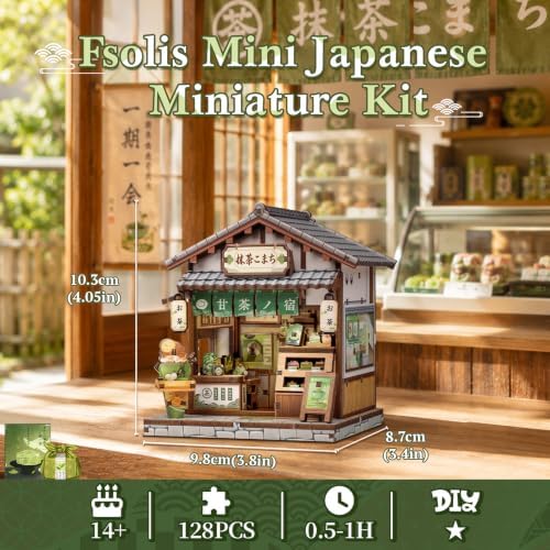 Fsolis Japanese Book Nook Miniature Size - Image 2