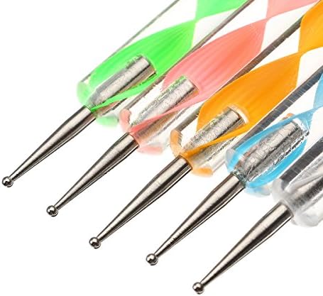 COMIART Ball Styluses Dotting Tool Set for Embossing Pattern Clay Sculpting,Nail Art - Image 2