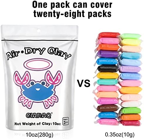 CiaraQ Air Dry Clay Kit – White Modeling Clay - Image 4