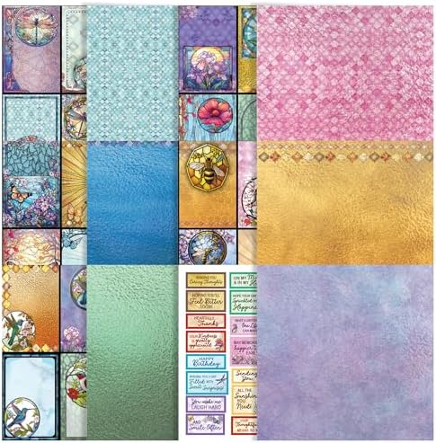 Paper Wishes – Stained Glass Kit for Card Making & Scrapbooking, Also for Gifts and All Your DIY Crafting, Art & Creative Projects - Inspiration at Your Fingertips – Made in USA - Image 3