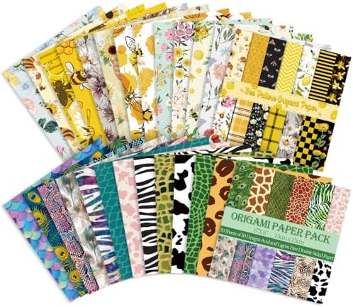 6x6" Origami Paper,100Sheets Double Sided Colored Paper,Square Craft Paper - Image 6