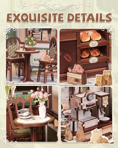 Cutefun Book Nook Kit - DIY Miniature Dollhouse Kit for Adults and Teens - Image 4