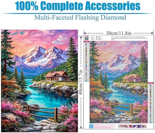 Lophomie Diamond Art Kits for Adults, 5D Landscape Diamond Painting Kits - Image 5