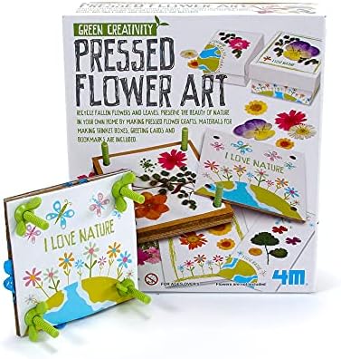 4M Green Creativity Pressed Flower Art Kit, Recycle Flowers Art & Crafts DIY Kit, For Boys & Girls Ages 5+ - Image 3