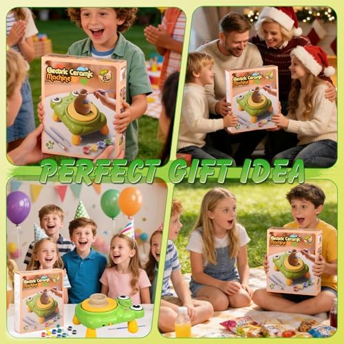 Pottery Wheel for Kids Complete Pottery Painting Kit Arts & Crafts for Kids - Image 7