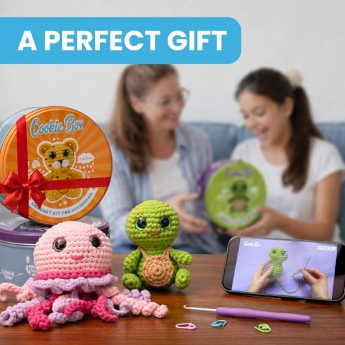 Cookie Box Crochet Kit for Beginners, Leopard Leo - Image 6